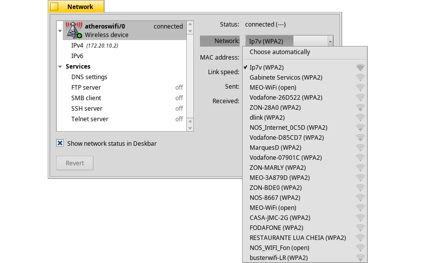 Haiku R1/beta1 - The new Network preflet