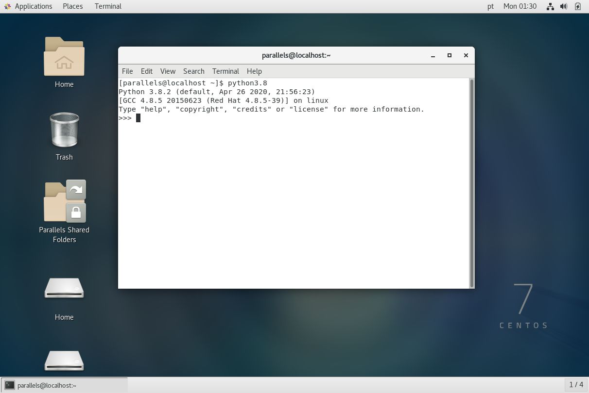 How to install the current Python version on CentOS Linux 7