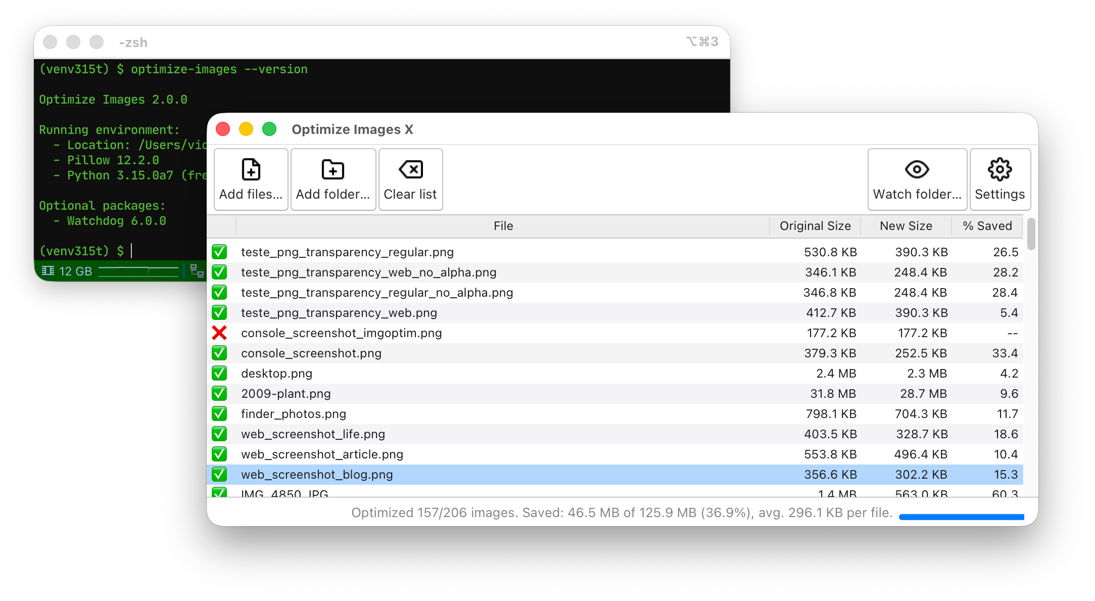 Just updated - both Optimize Images and Optimize Images&nbsp;X