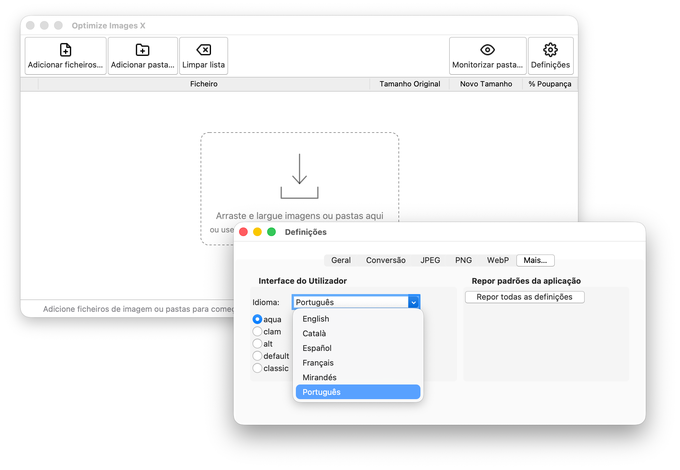 Optimize Images X adds internationalization