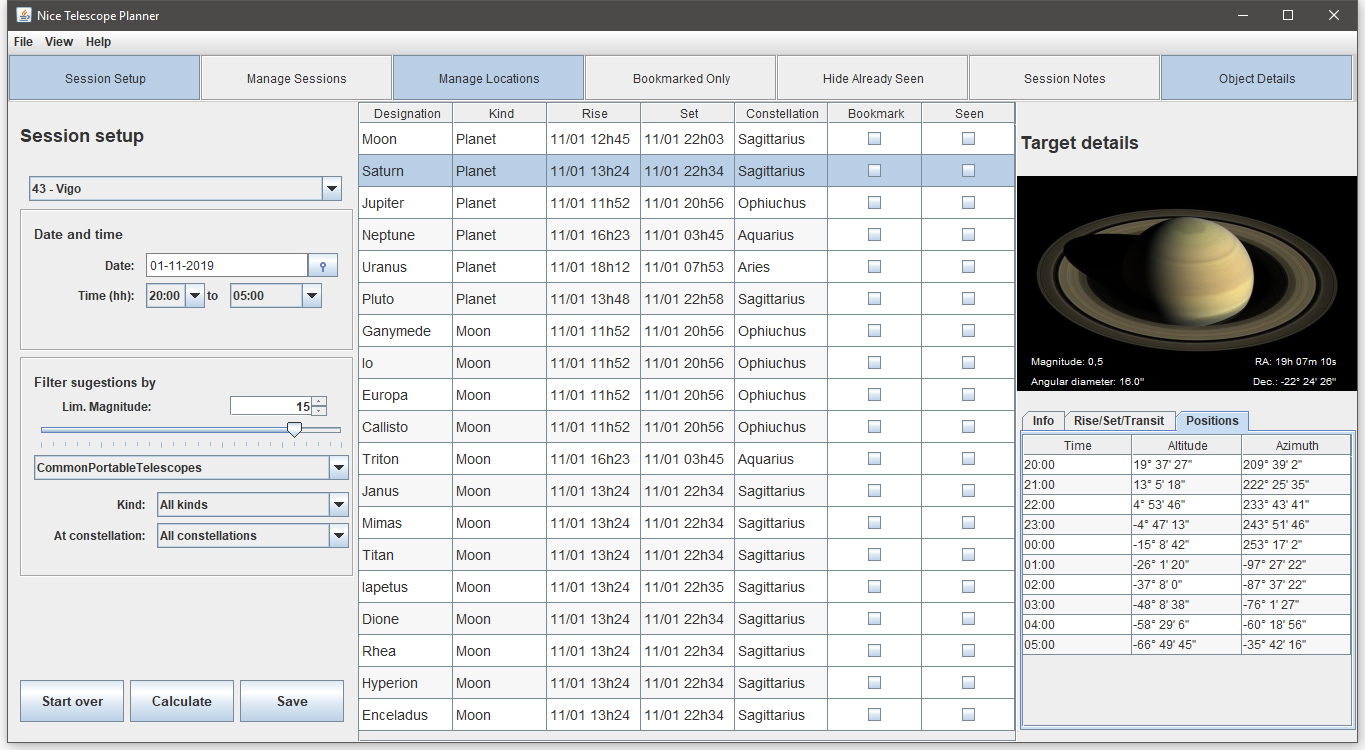 New project: Nice Telescope&nbsp;Planner